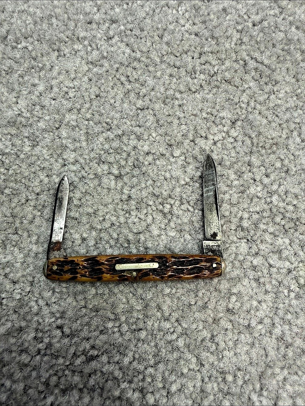 Antique Hibbard Spencer Bartlett 2 Blade Pocket Knife